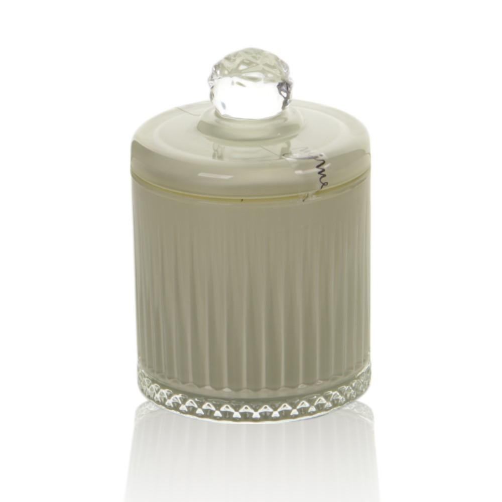 CANDELA IN VETRO SALVIA 8.5X13